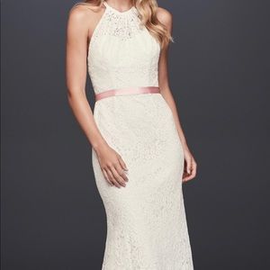 Brand new David's Bridal wedding gown,size 14 still has tags on it, never worn